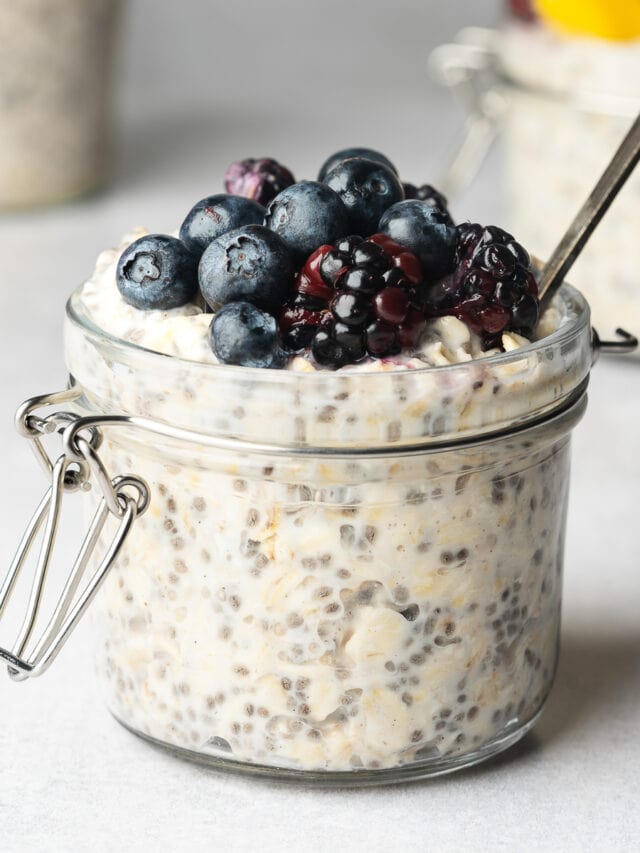 Overnight Oats without Chia Seeds Liv Vegan Strong