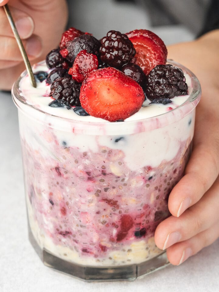 Overnight Oats without Chia Seeds Liv Vegan Strong