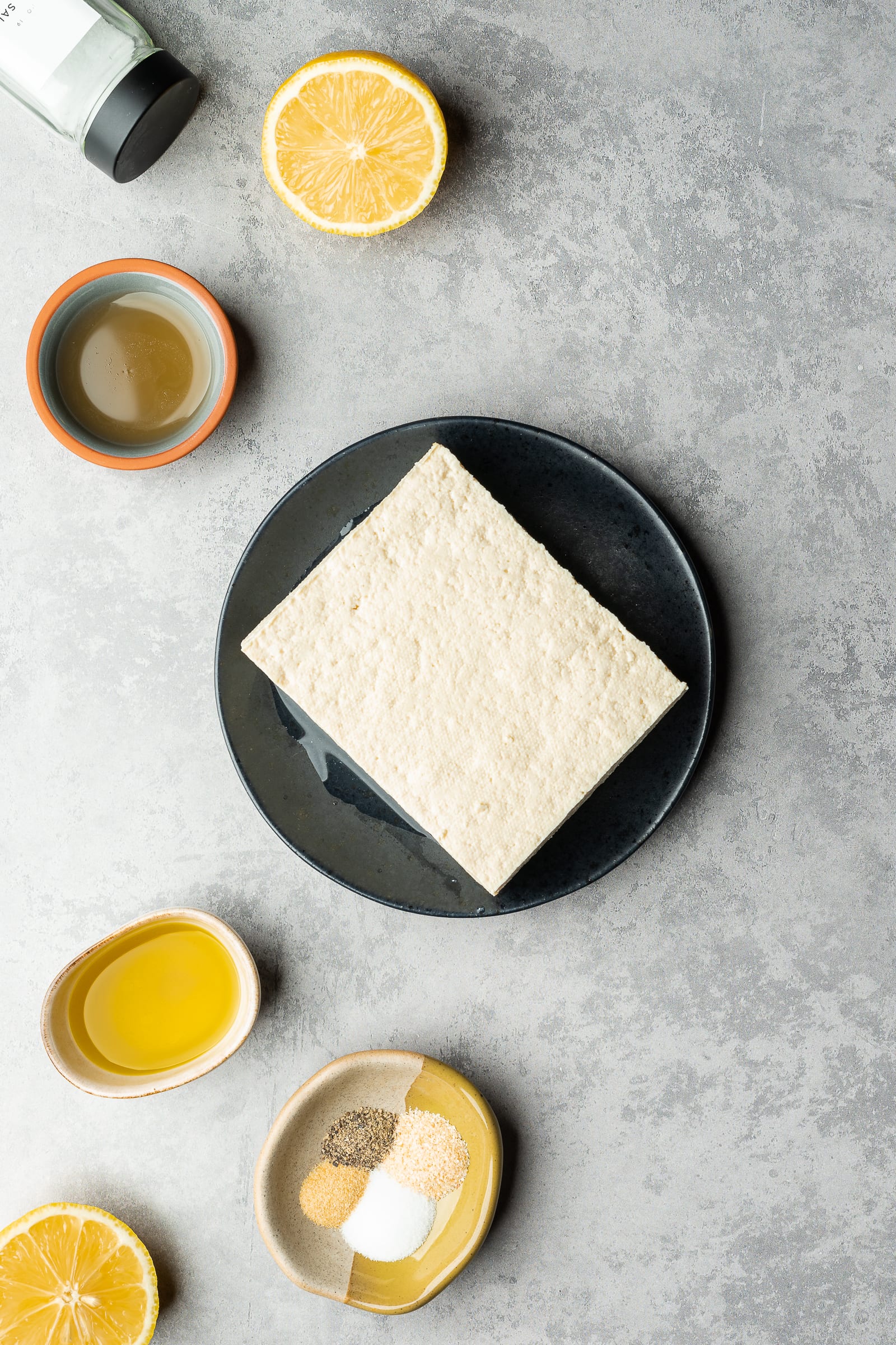 Tofu sour cream ingredients.