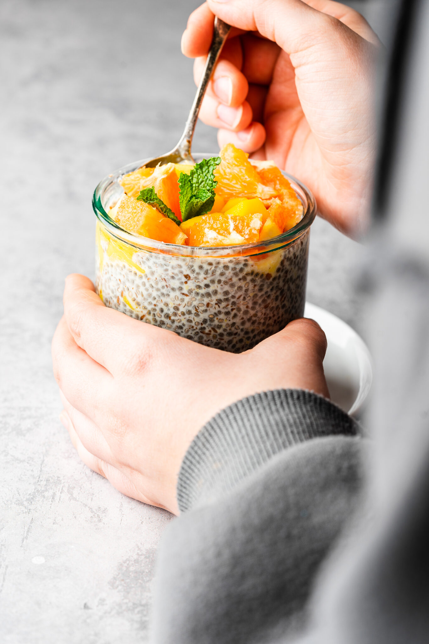 Chia and Flaxseed Pudding Liv Vegan Strong