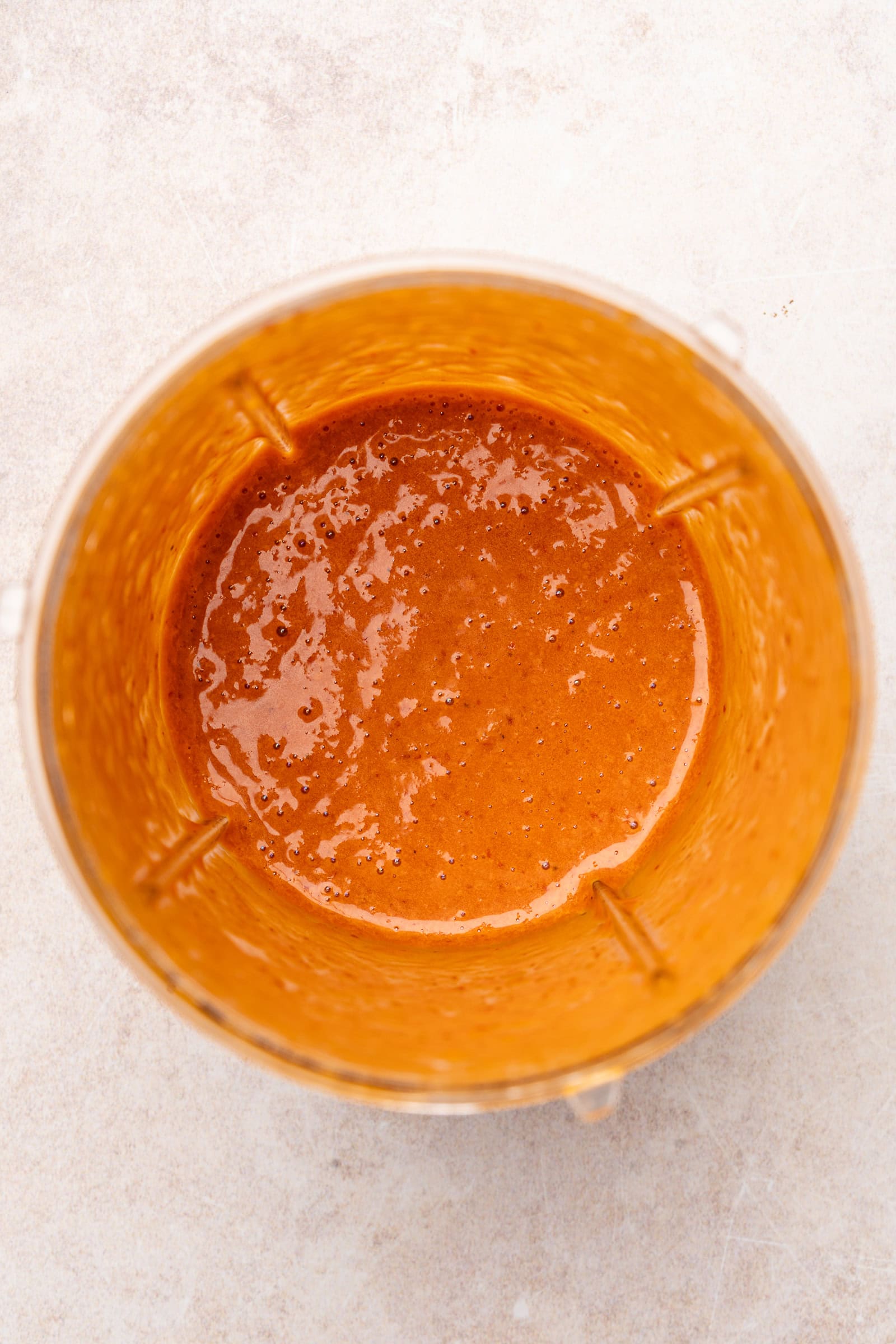Chipotle lime vinaigrette in a blender.